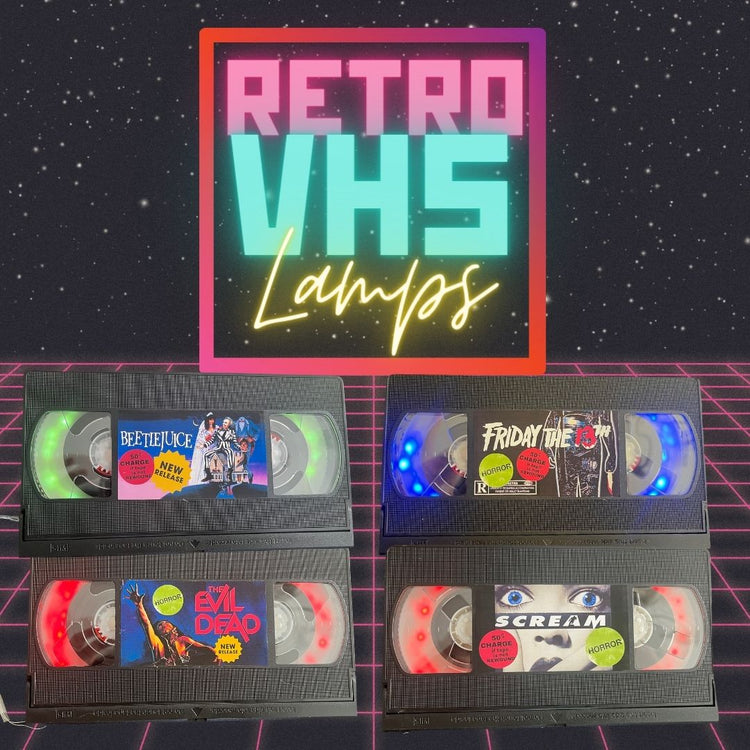 VHS Tape Lamps