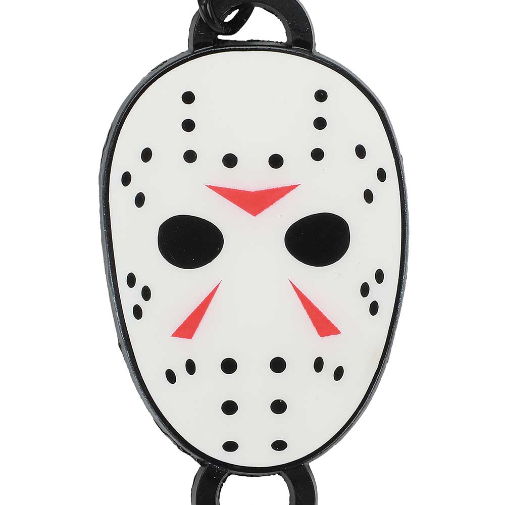 Friday the 13th Mask and Bloody Cleaver Keychain