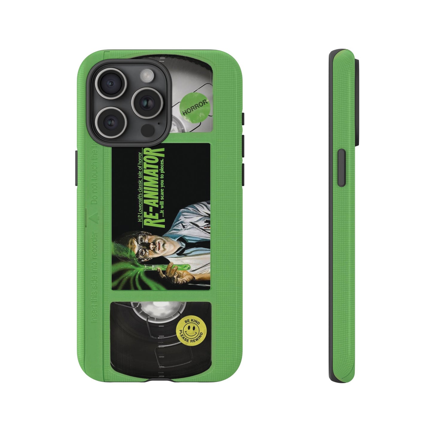 Reanimator Limited Edition Green Impact Resistant VHS Phone Case