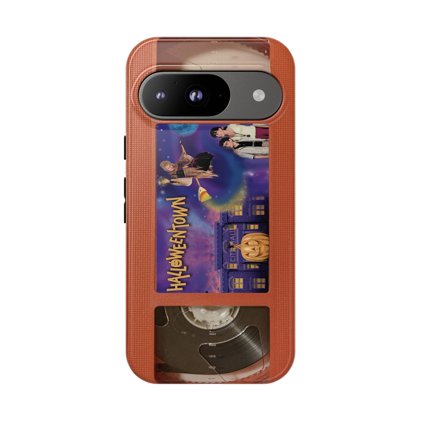 Halloween Town Orange Impact Resistant Phone Case