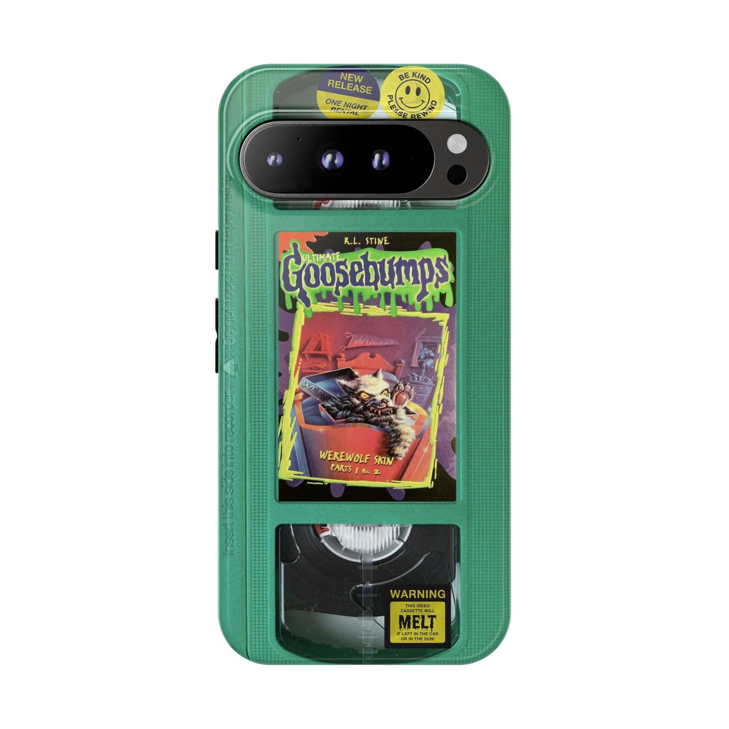 Goosebumps Green VHS Impact Resistant Case