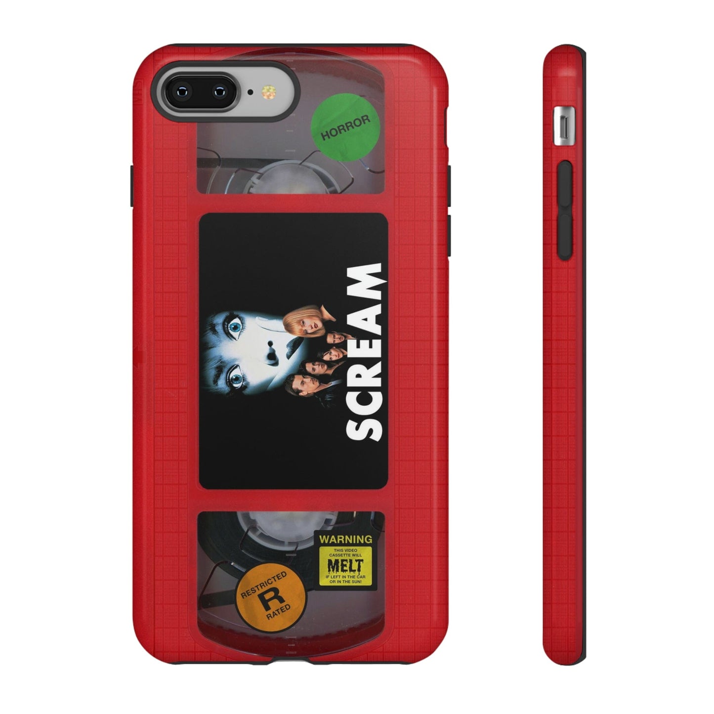 Scream Red Impact Resistant VHS Phone Case