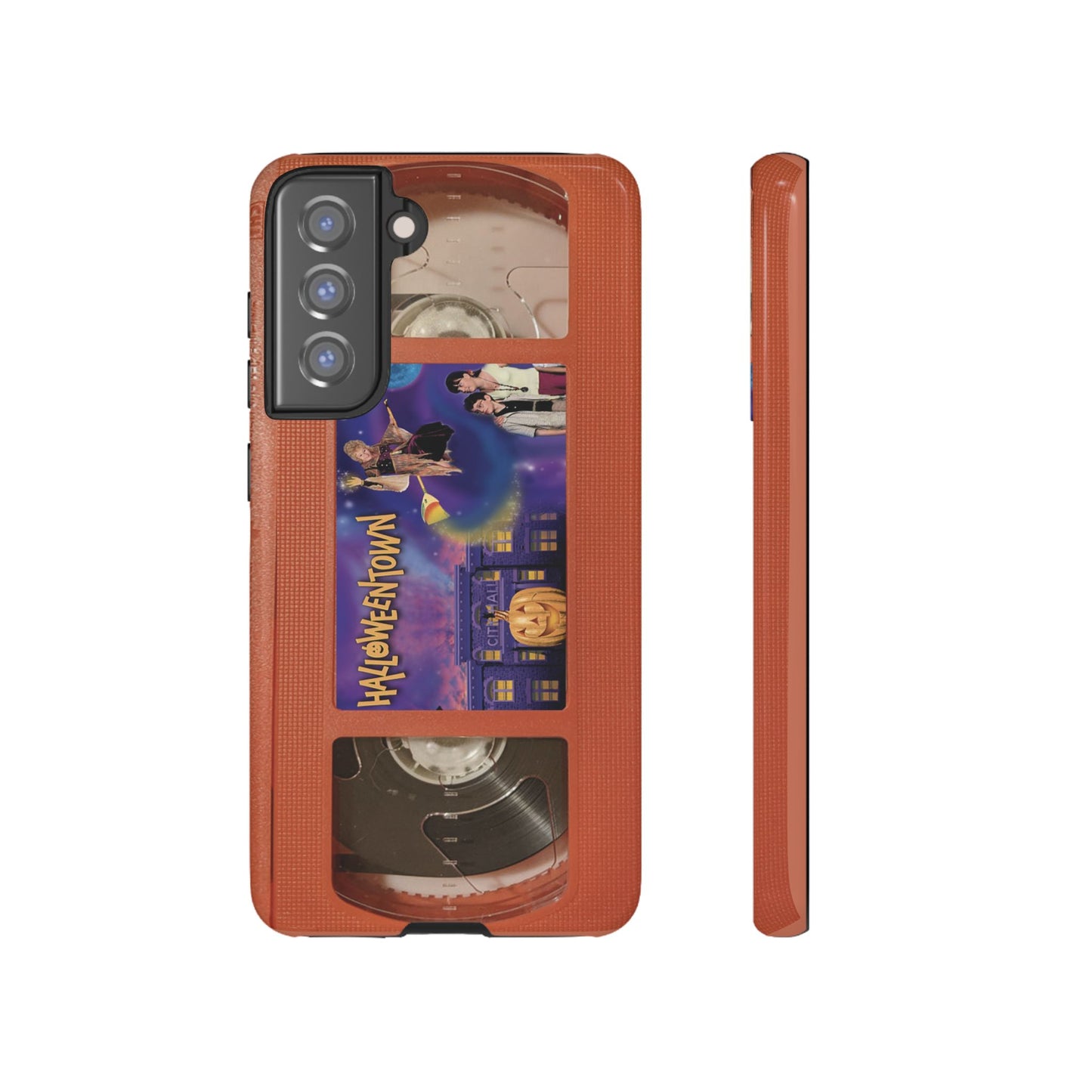 Halloween Town Orange Impact Resistant Phone Case