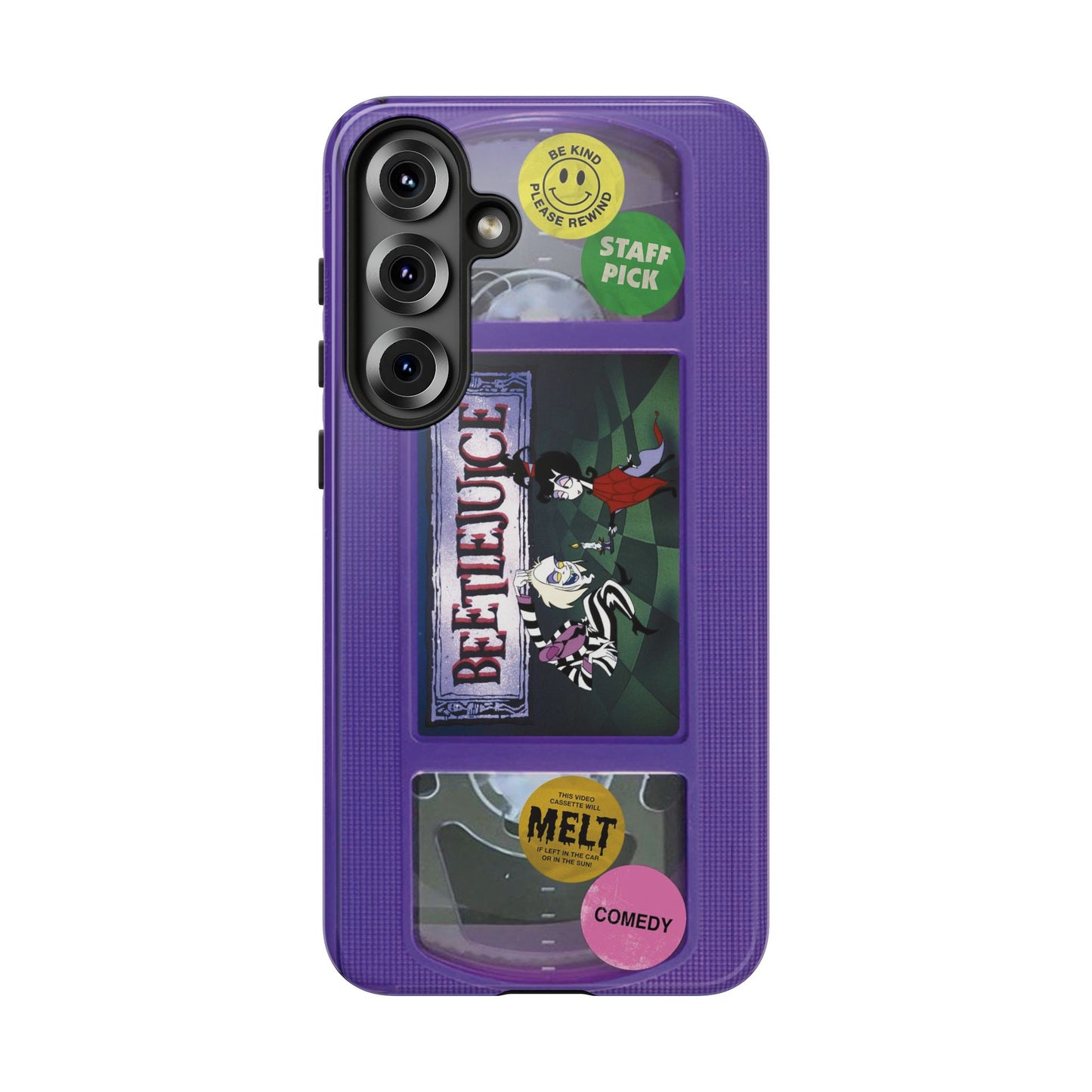 Animated BJ Purple Edition Impact Resistant VHS Phone Case