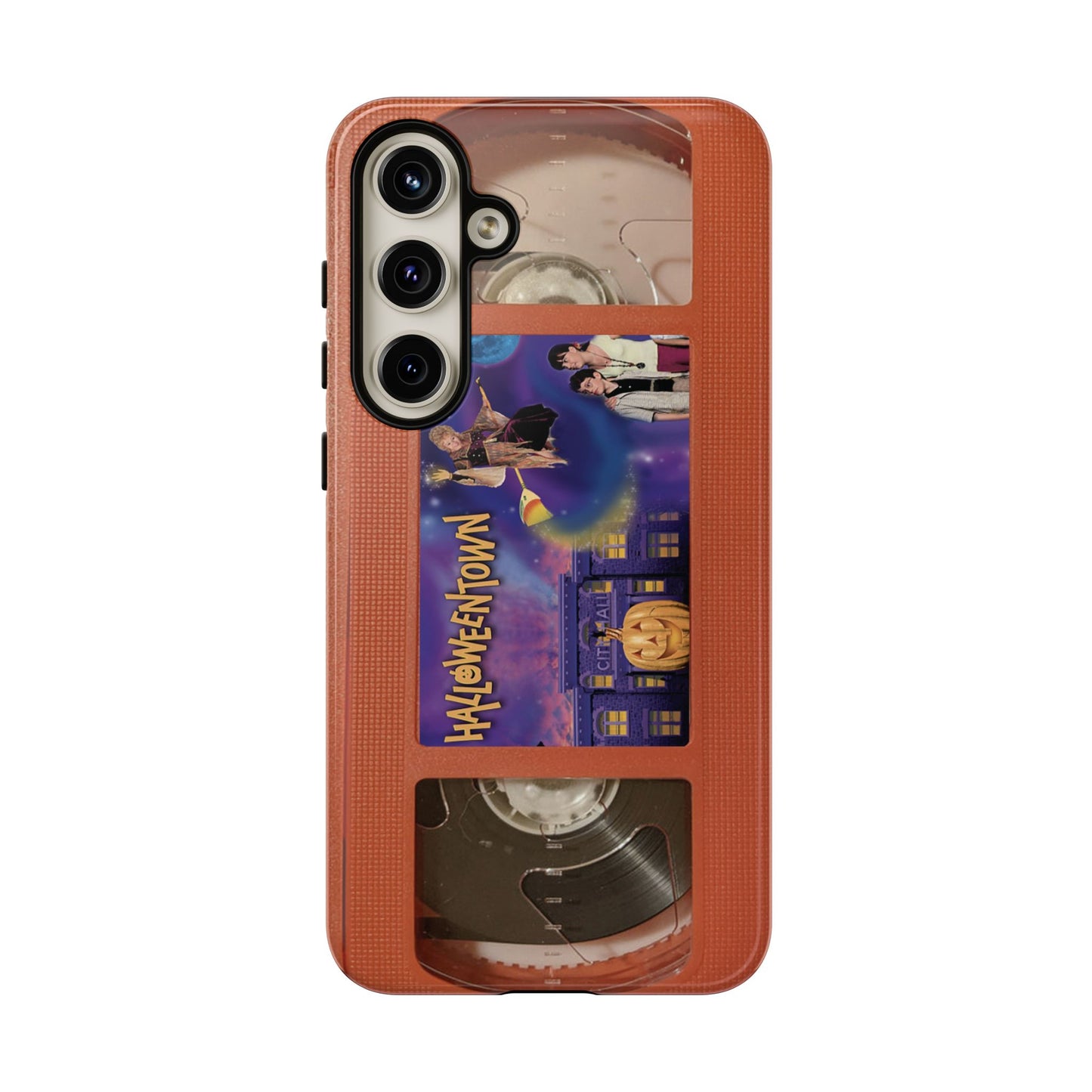 Halloween Town Orange Impact Resistant Phone Case