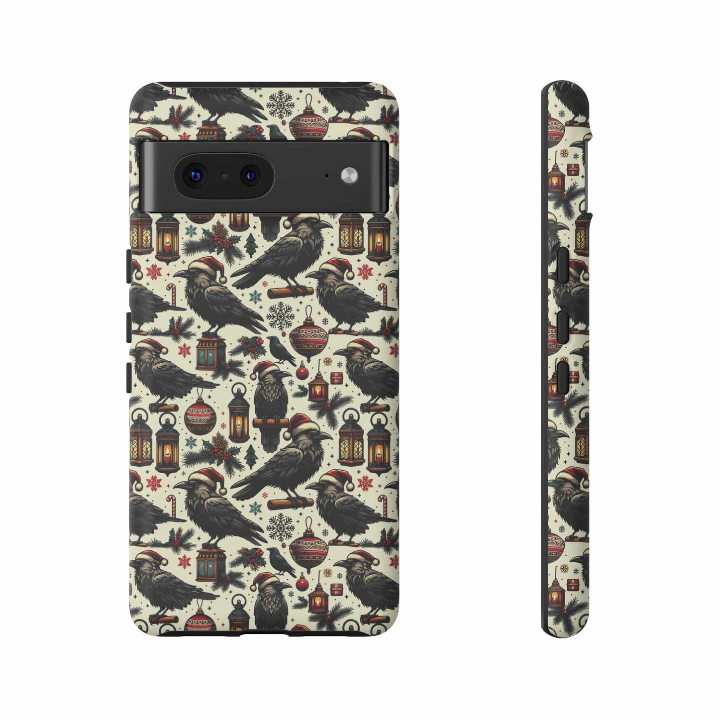 Christmas Crows Impact Resistant Phone Case