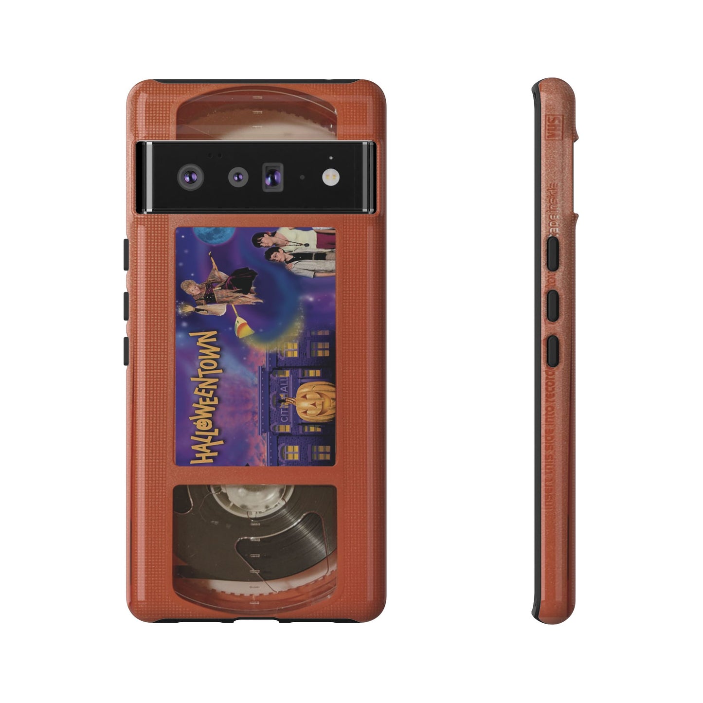 Halloween Town Orange Impact Resistant Phone Case