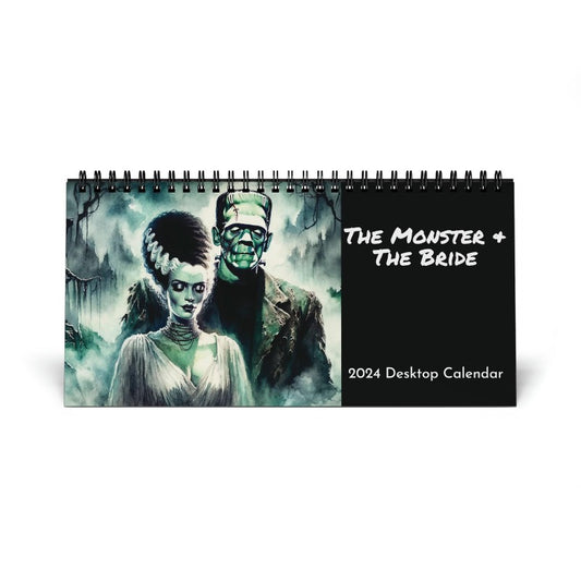 Frank and Bride Desktop 2024 Calendar