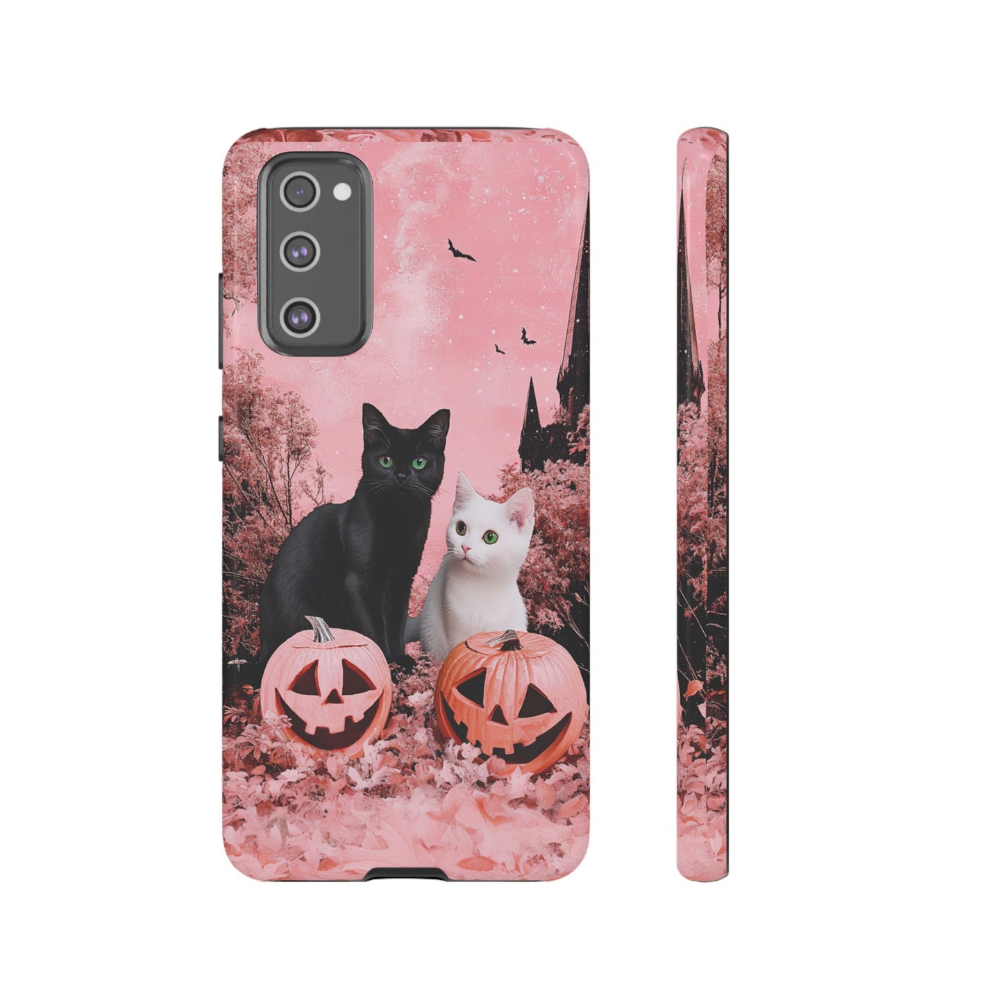 Retro Fall Kitties Impact Resistant Phone Case