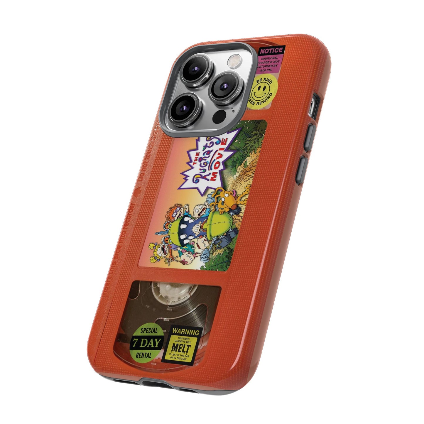 Rugrats Orange Edition VHS Phone Case