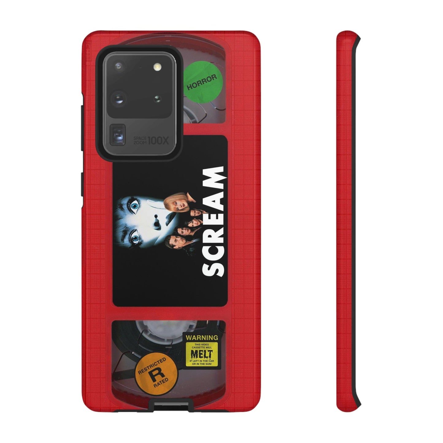 Scream Red Limited Edition Impact Resistant VHS Phone Case