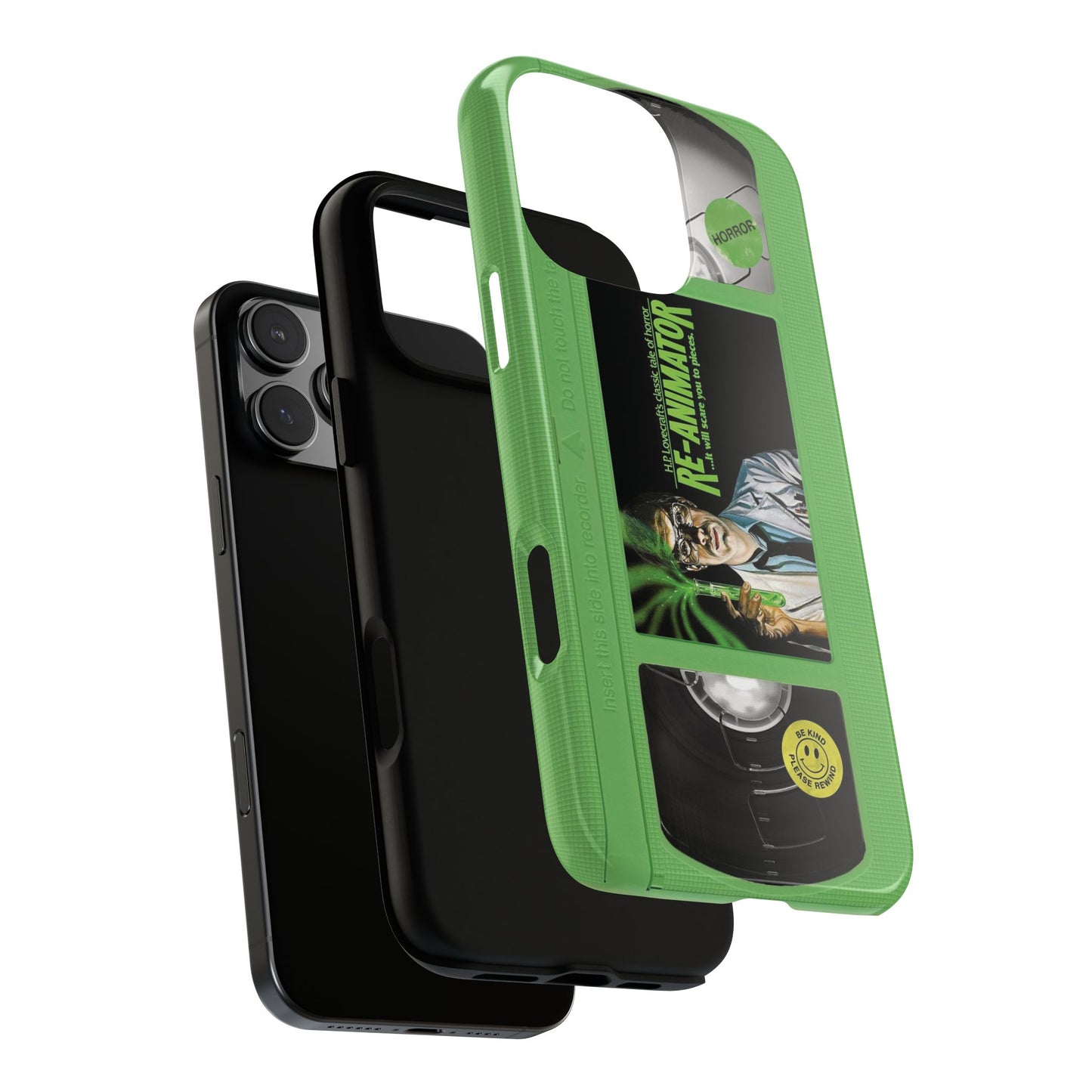 Reanimator Limited Edition Green Impact Resistant VHS Phone Case
