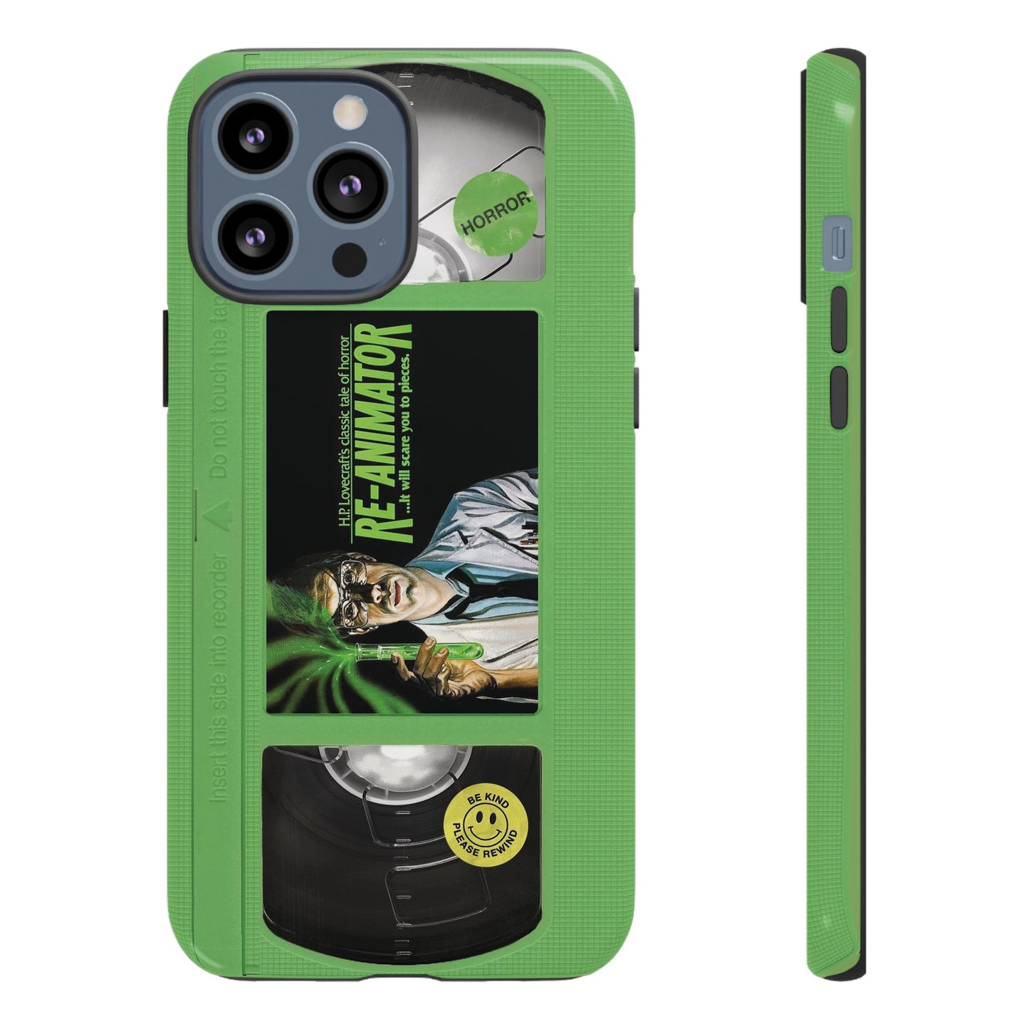 Reanimator Limited Edition Green Impact Resistant VHS Phone Case