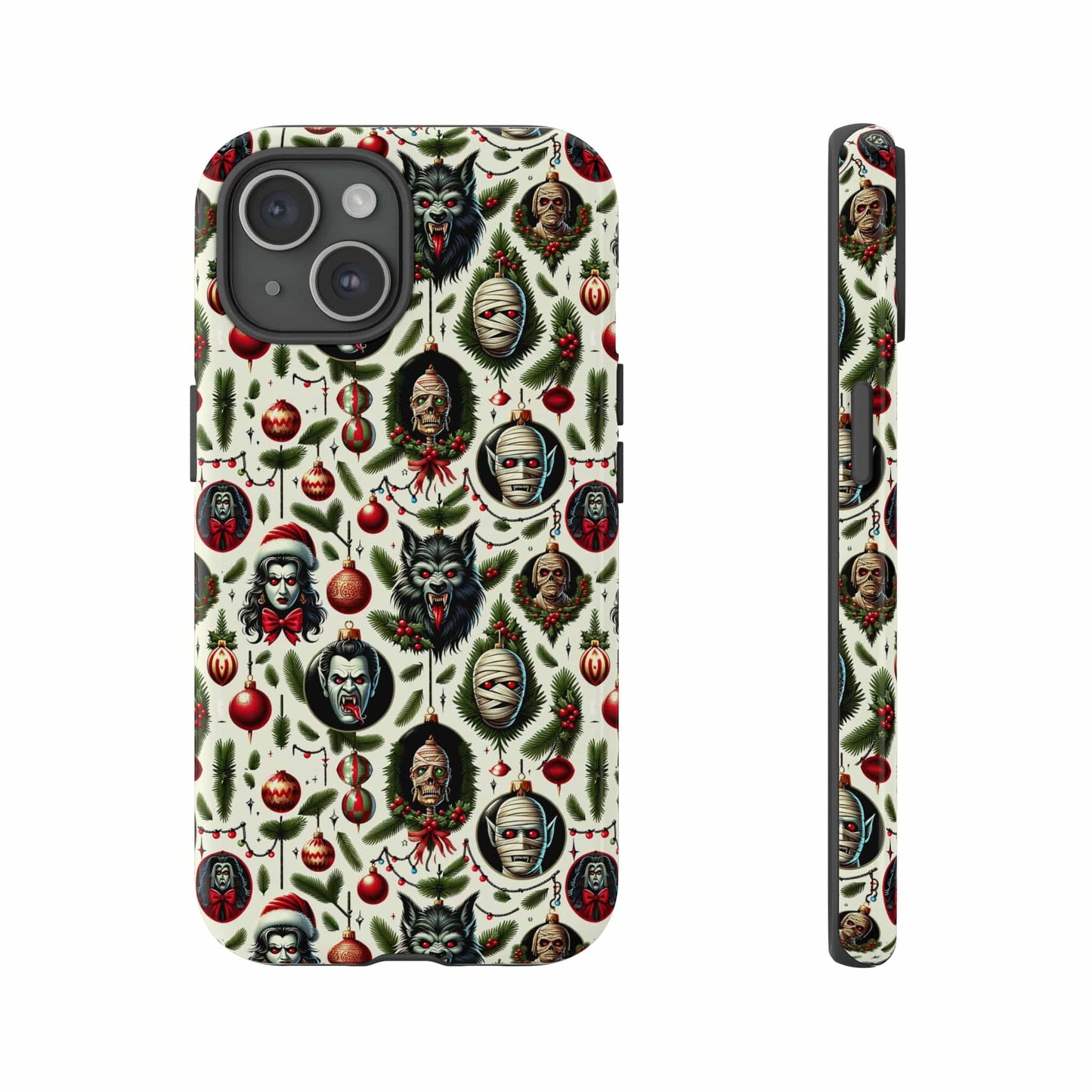 Horror Ornaments Impact Resistant Phone Case