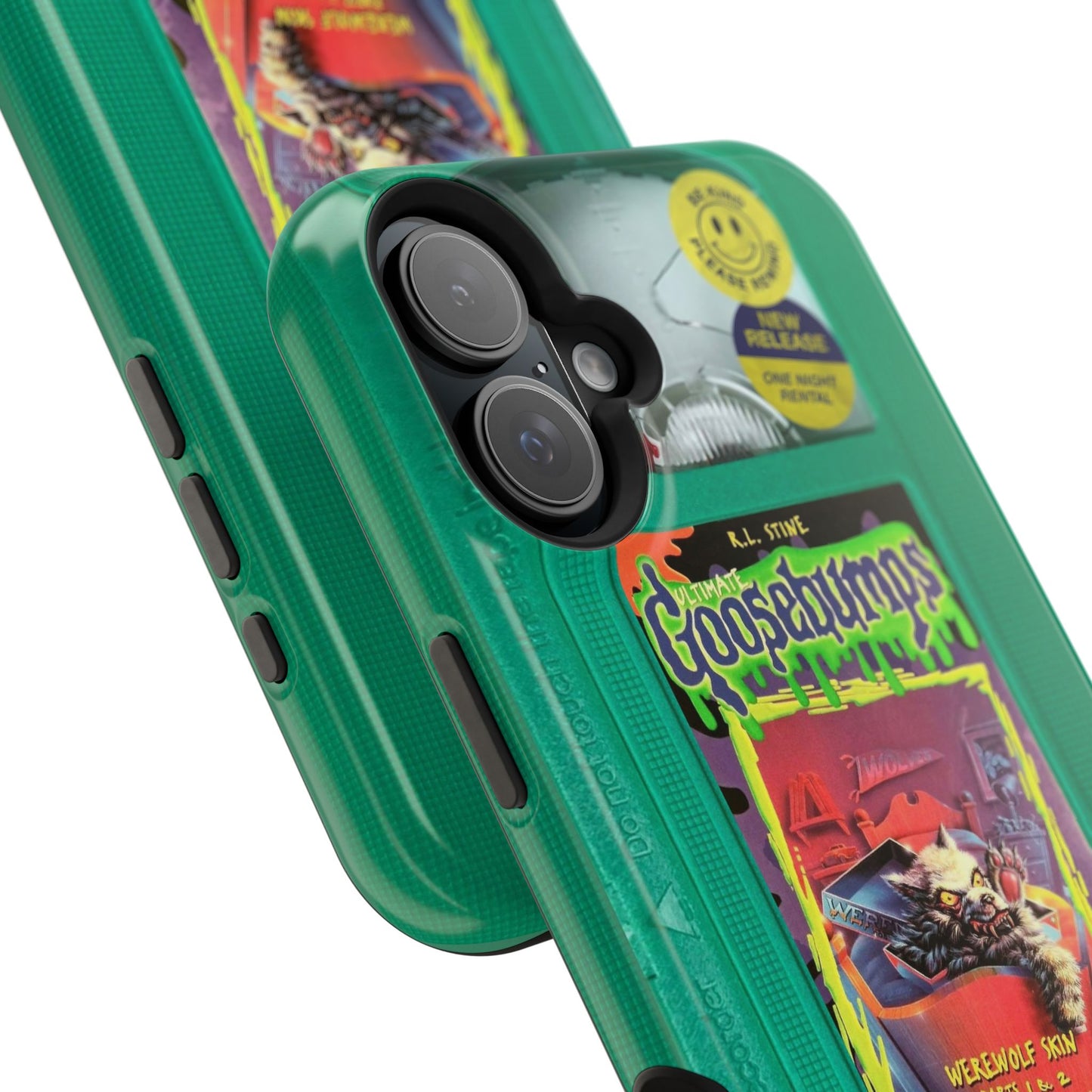 Green Goosebumps MagSafe VHS Phone Case