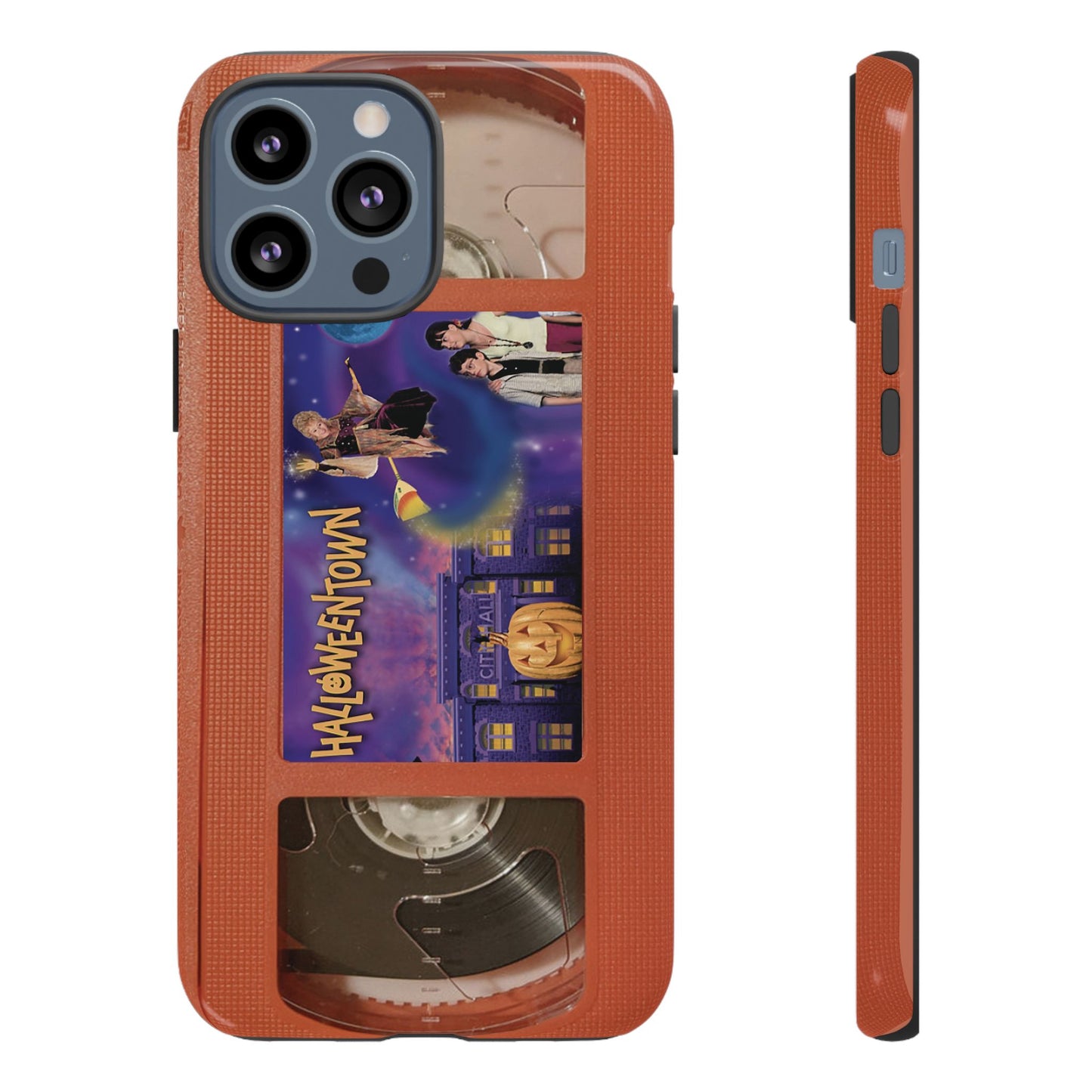 Halloween Town Orange Impact Resistant Phone Case