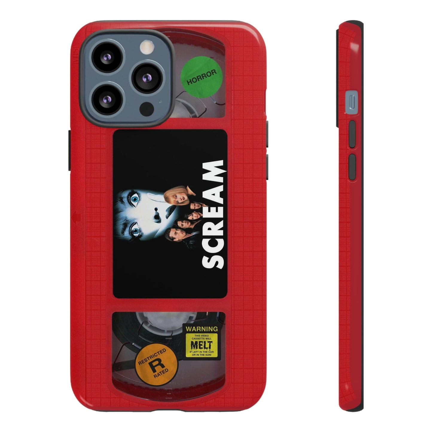 Scream Red Limited Edition Impact Resistant VHS Phone Case