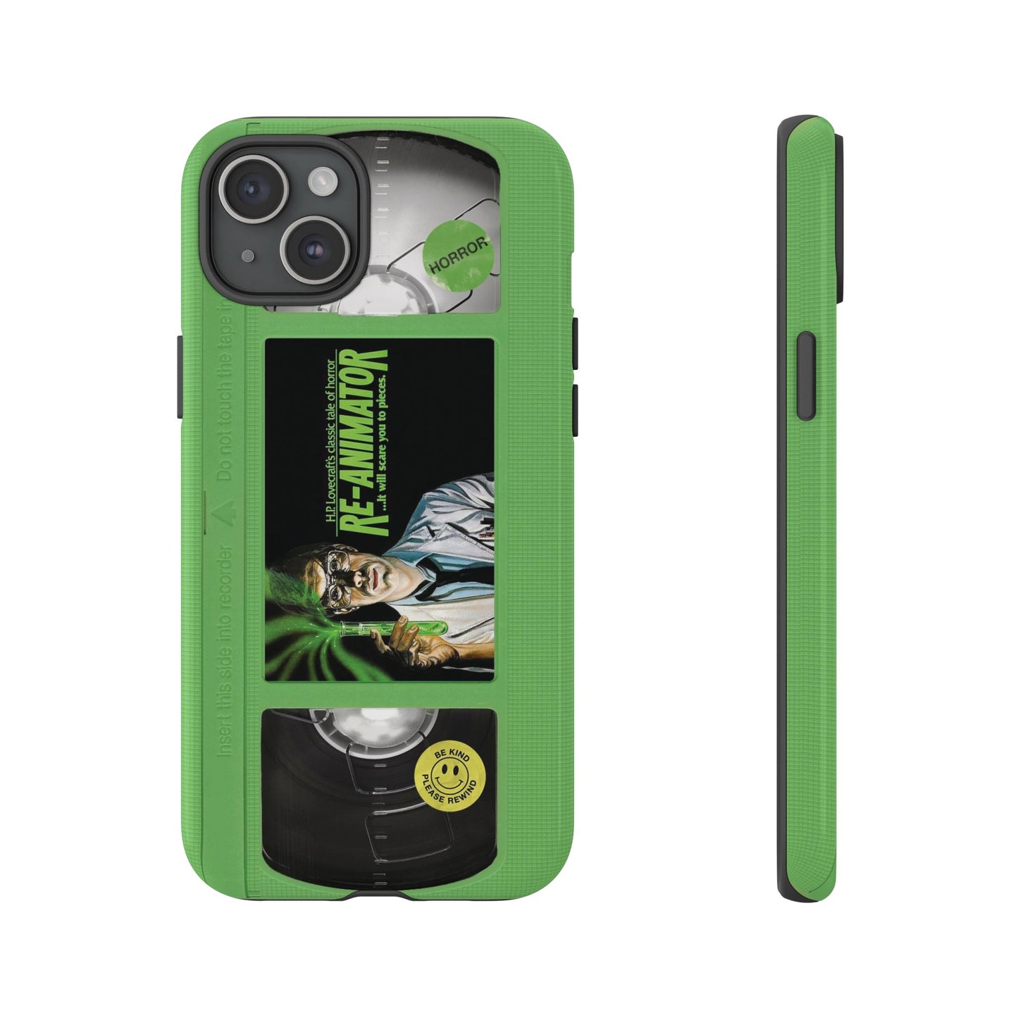 Reanimator Limited Edition Green Impact Resistant VHS Phone Case