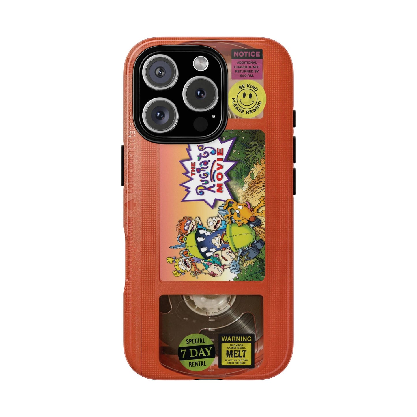 Rugrats Orange Edition VHS Phone Case
