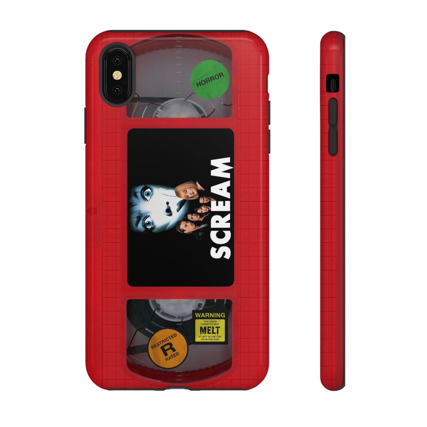 Scream Red Limited Edition Impact Resistant VHS Phone Case