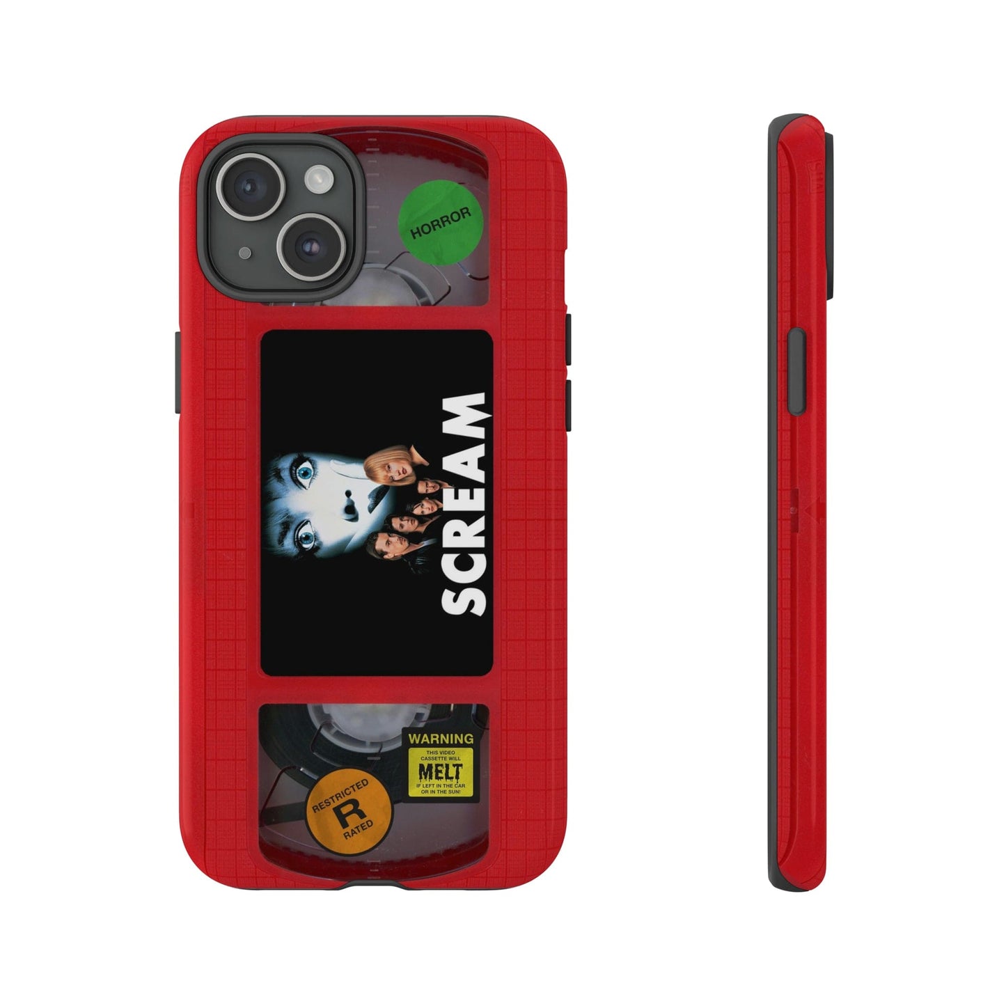 Scream Red Limited Edition Impact Resistant VHS Phone Case