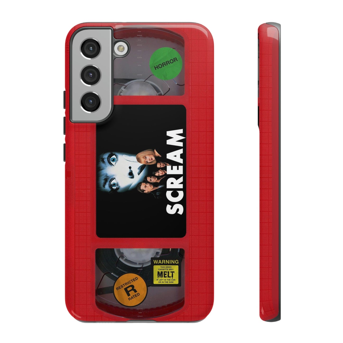 Scream Red Limited Edition Impact Resistant VHS Phone Case