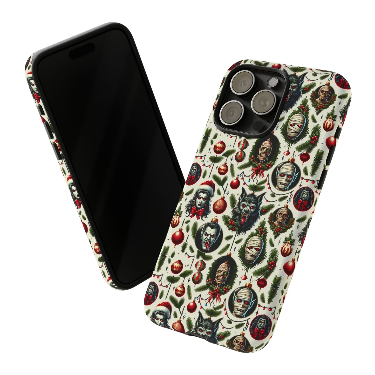 Horror Ornaments Impact Resistant Phone Case