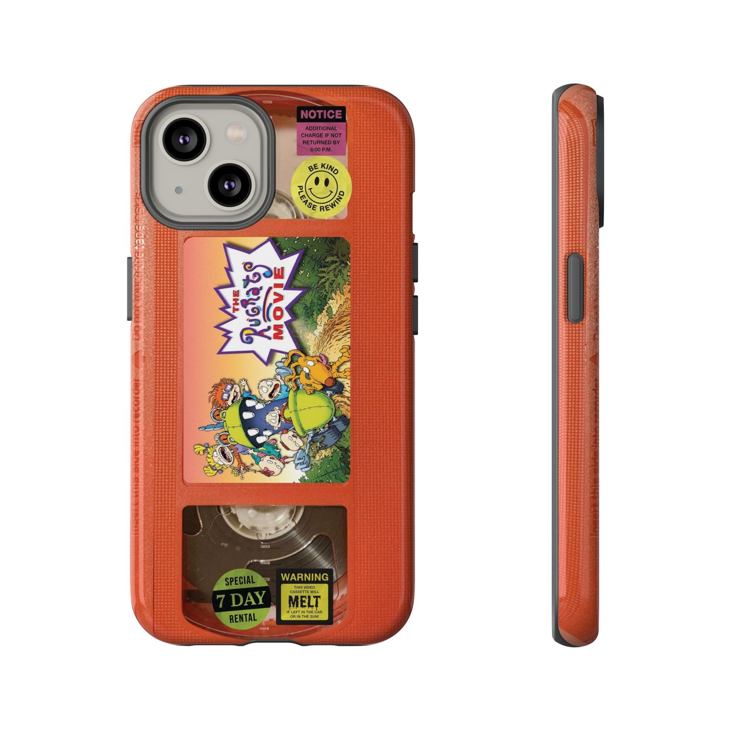 Rugrats Orange Edition VHS Phone Case