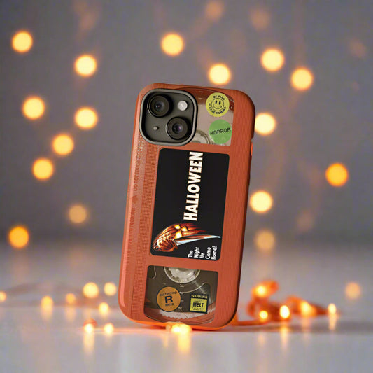 Halloween Orange Edition VHS Phone Case