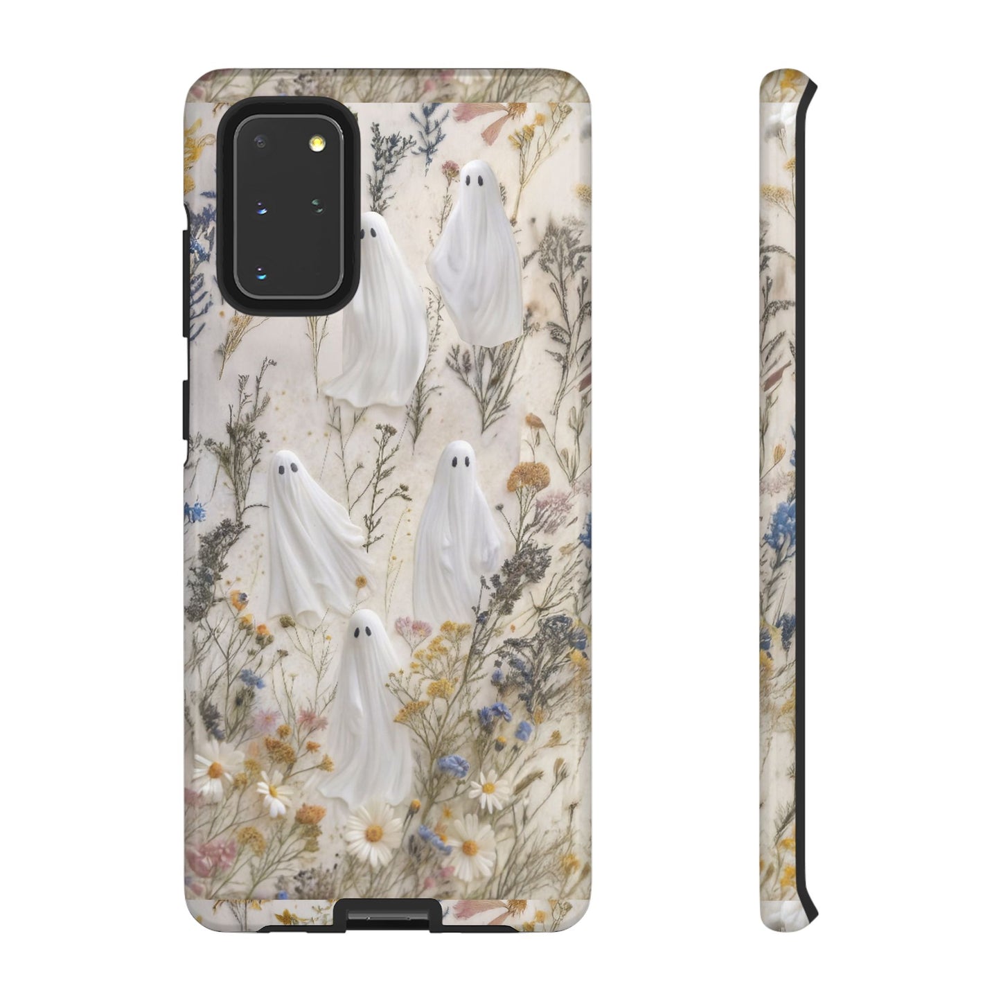Pressed Floral Ghost Impact Resistant Phone Case
