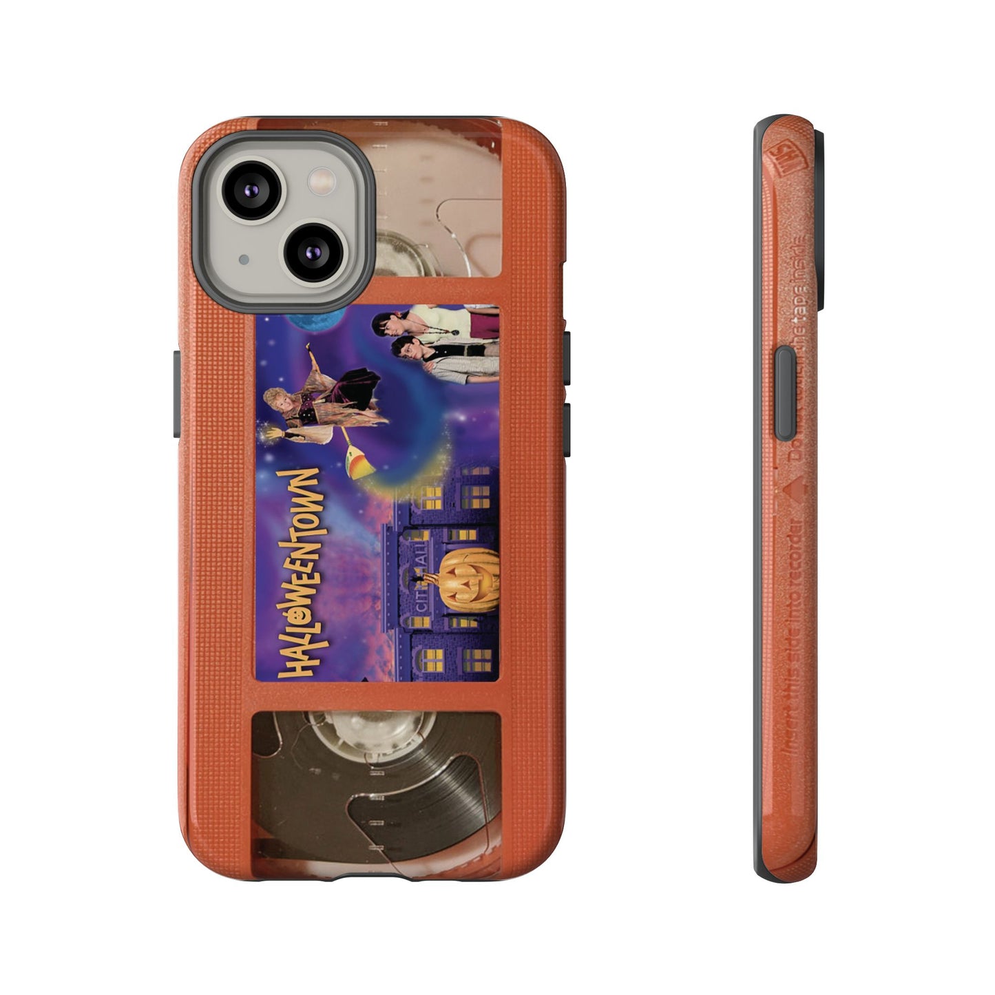Halloween Town Orange Impact Resistant Phone Case