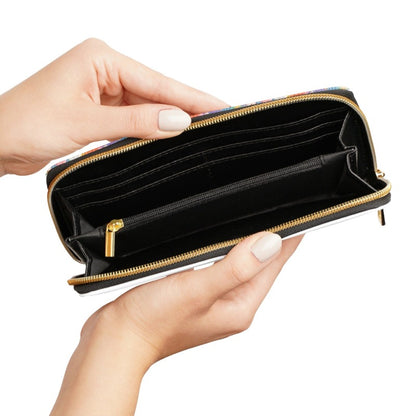 Pastel Ghost Zipper Wallet