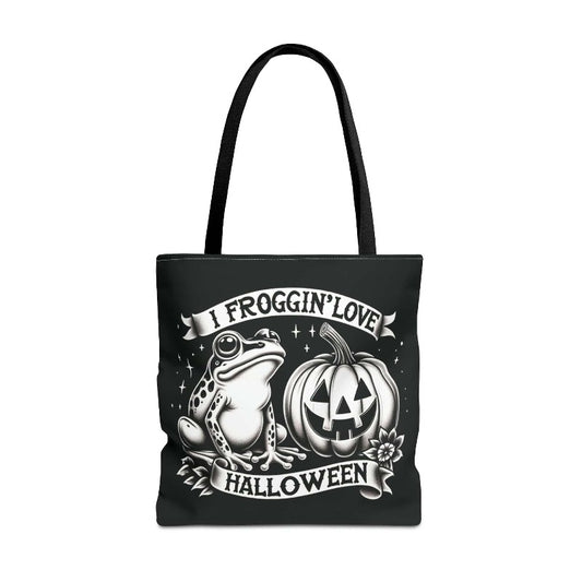 I Froggin' Love Halloween Tote