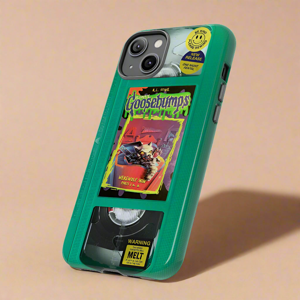 Goosebumps Green VHS Impact Resistant Case