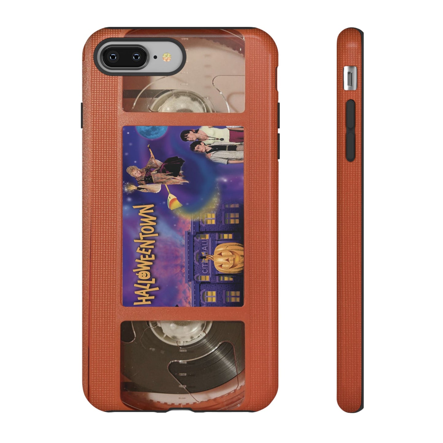 Halloween Town Orange Impact Resistant Phone Case