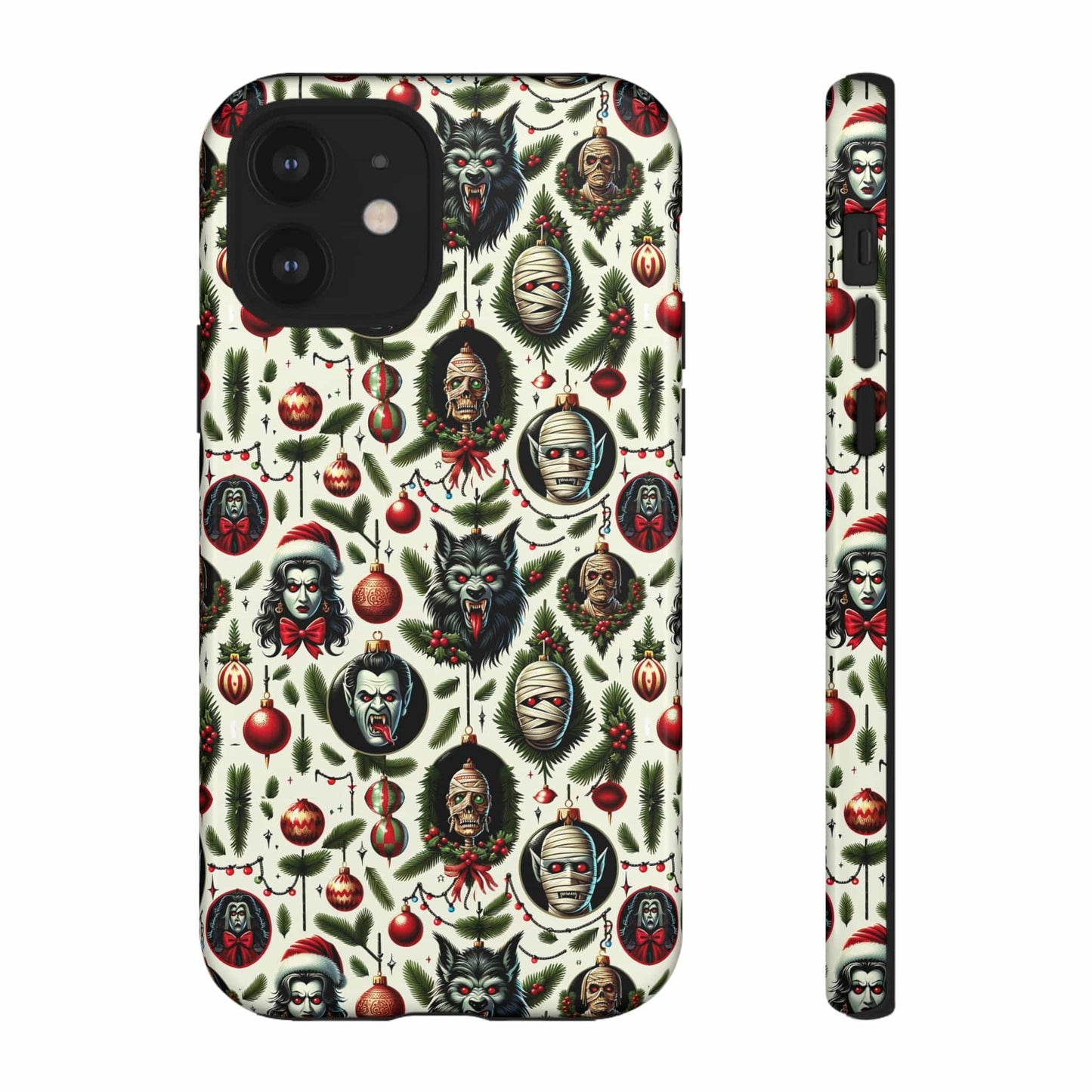 Horror Ornaments Impact Resistant Phone Case
