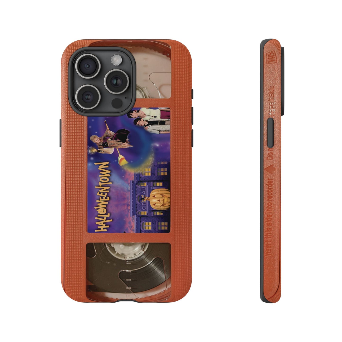 Halloween Town Orange Impact Resistant Phone Case