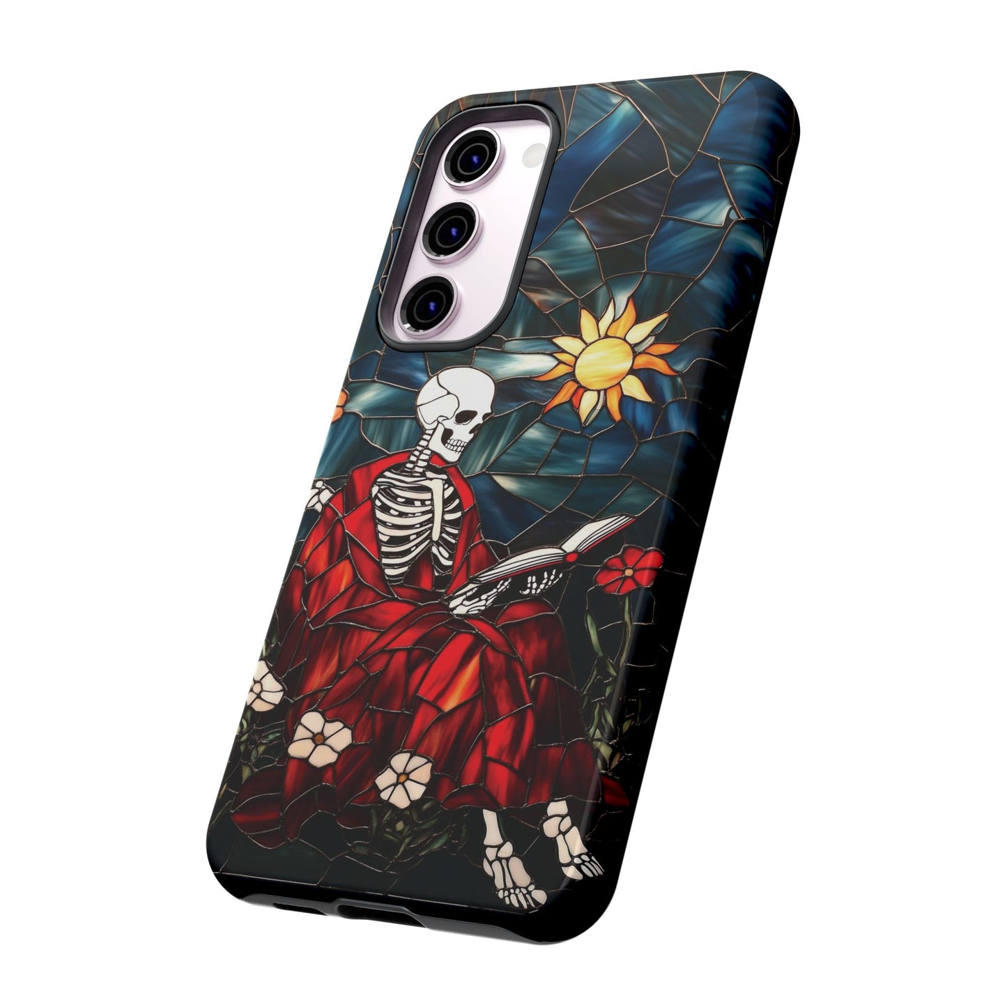 Bookish Skeleton Phone Case