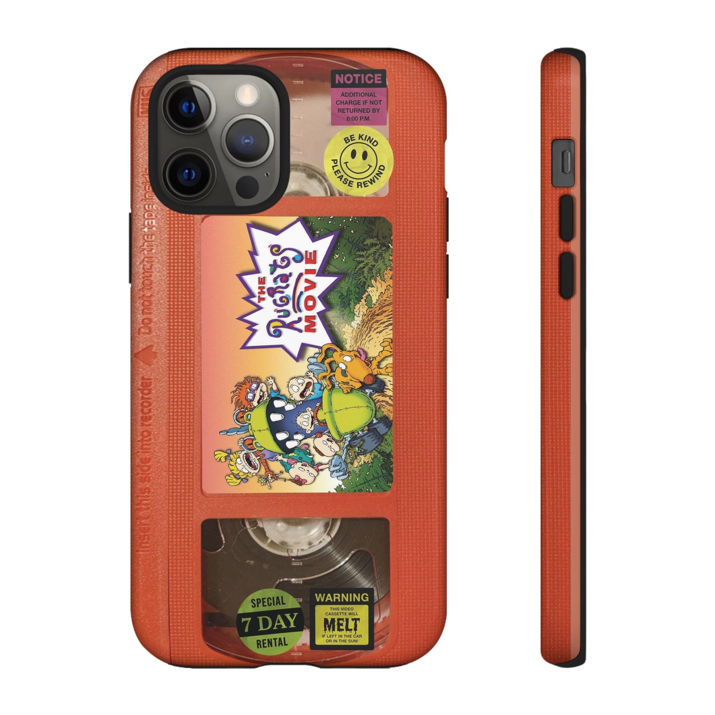 Rugrats Orange Edition VHS Phone Case