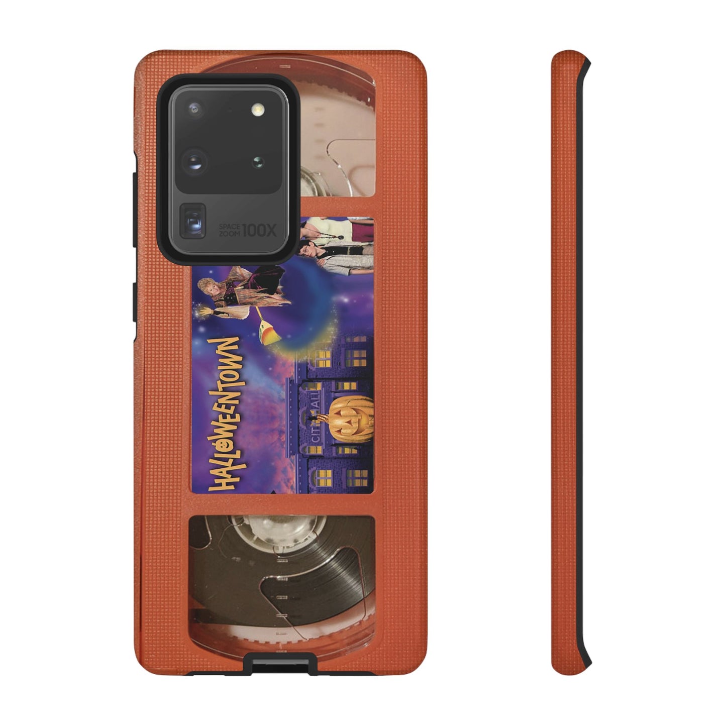 Halloween Town Orange Impact Resistant Phone Case
