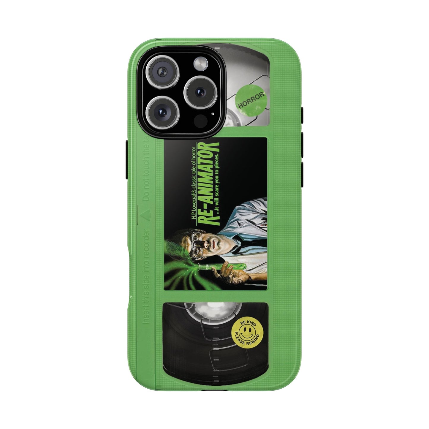 Reanimator Limited Edition Green Impact Resistant VHS Phone Case