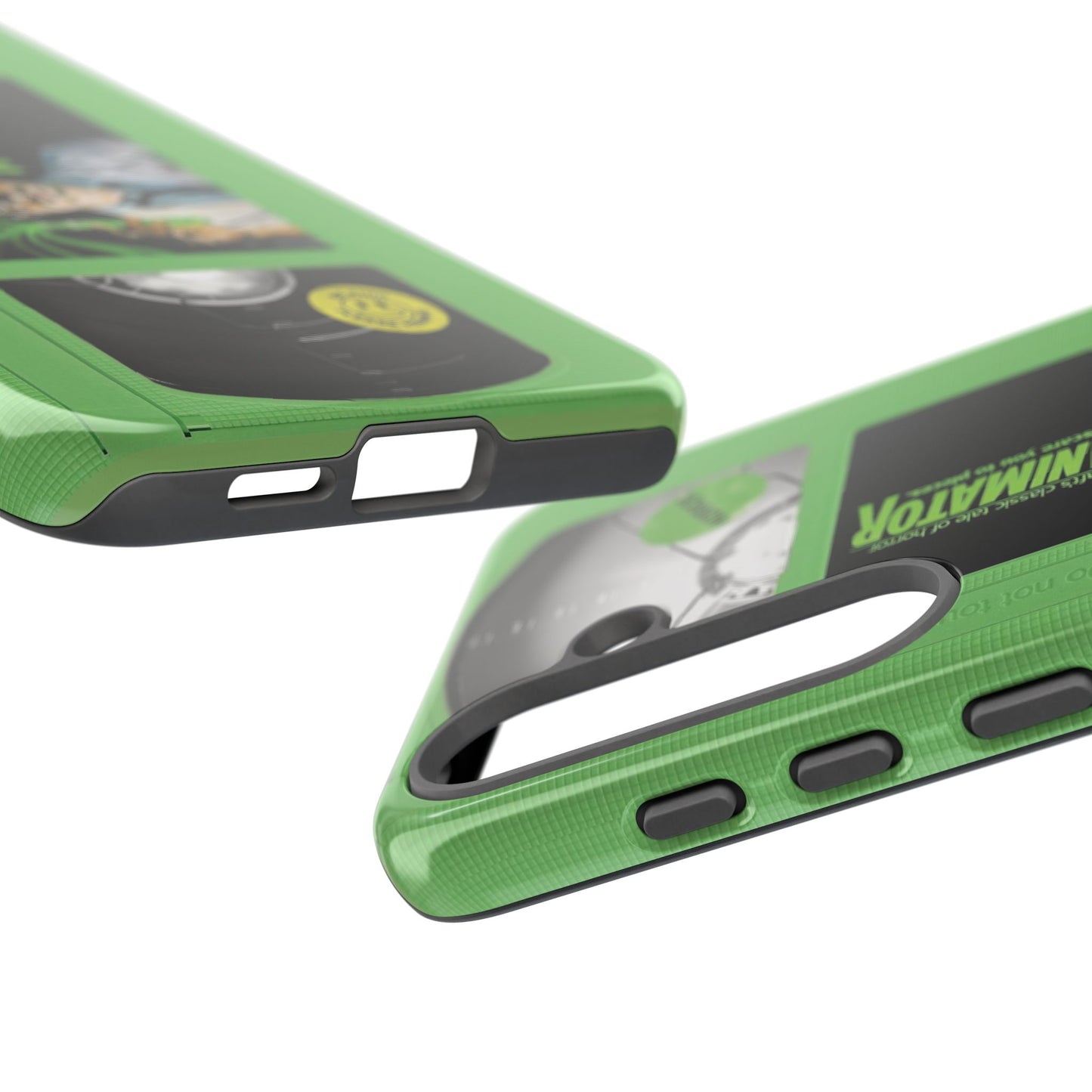 Reanimator Limited Edition Green Impact Resistant VHS Phone Case