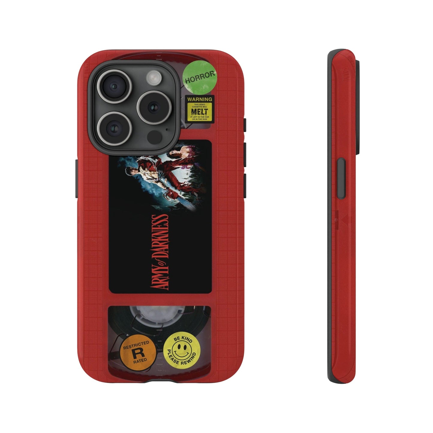 Army of Darkness Red Edition VHS Phone Case