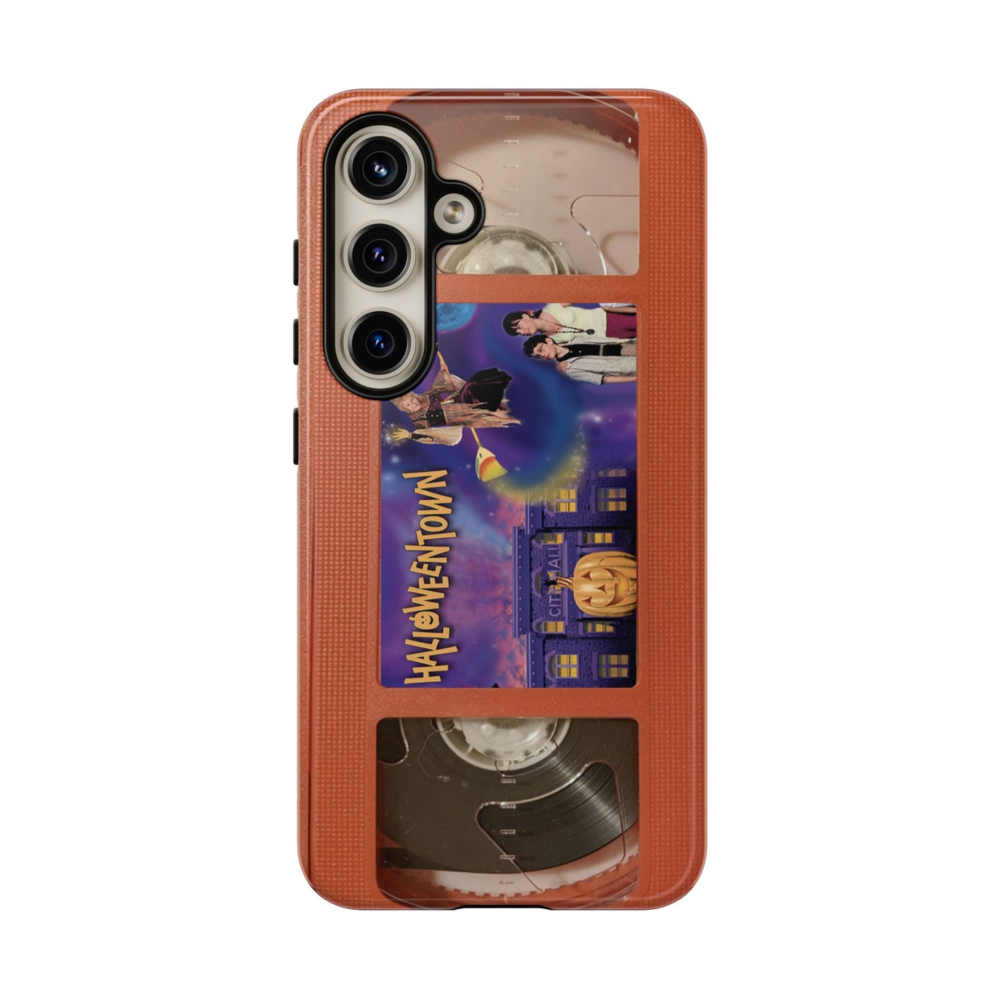 Halloween Town Orange Impact Resistant Phone Case