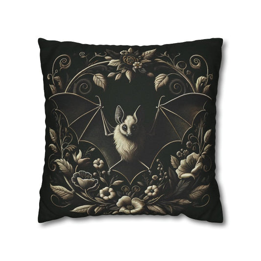 Sepiatone Floral Bat Pillow Case