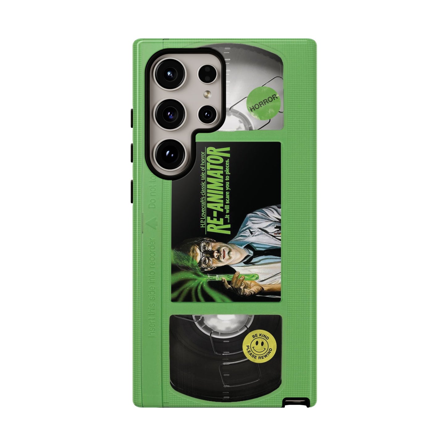 Reanimator Limited Edition Green Impact Resistant VHS Phone Case