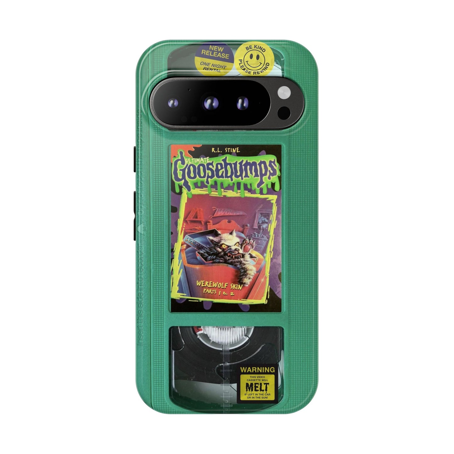 Goosebumps Green VHS Impact Resistant Case