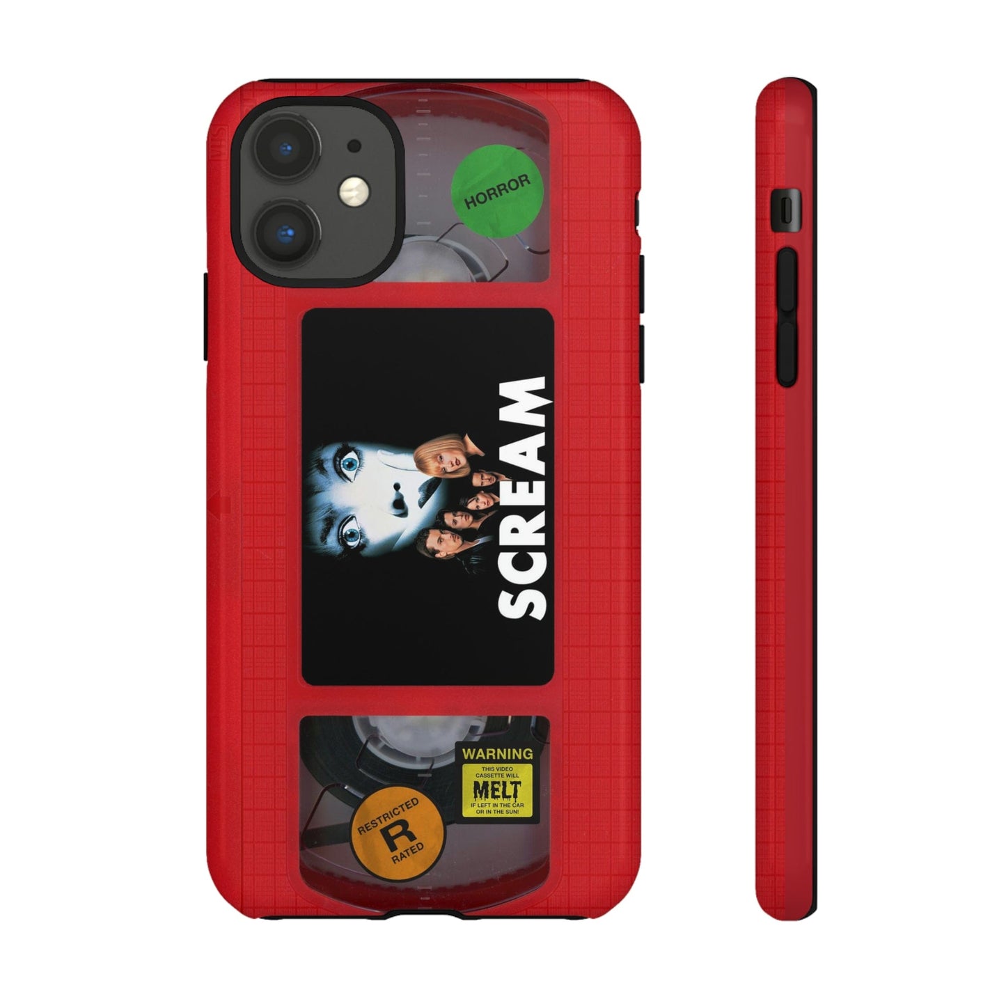 Scream Red Limited Edition Impact Resistant VHS Phone Case