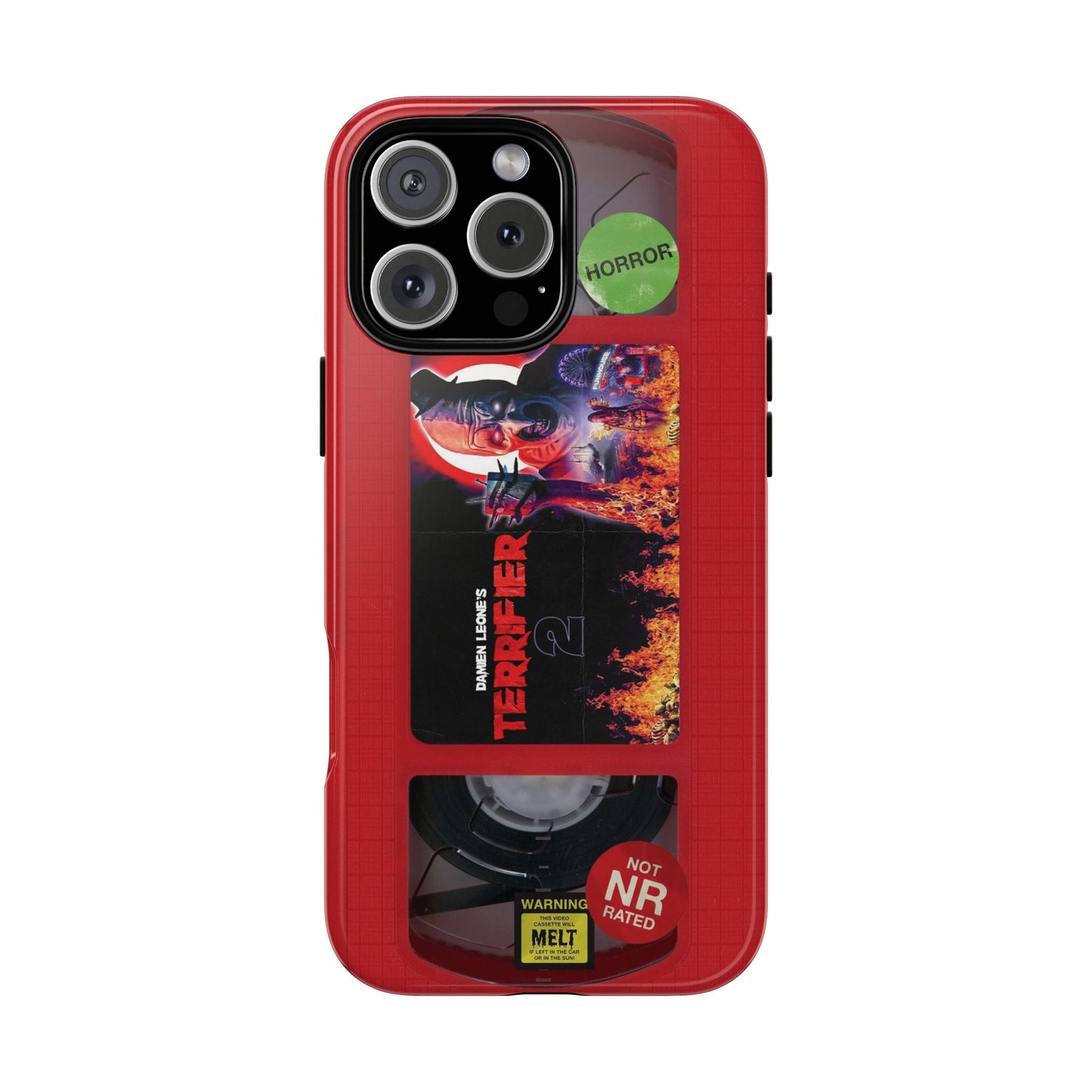Art 2 Red Edition Impact Resistant VHS Phone Case