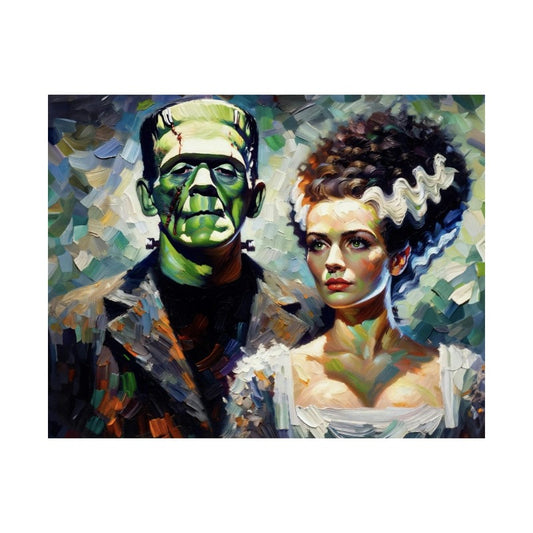 The Monster & The Bride Impressionist Poster Print